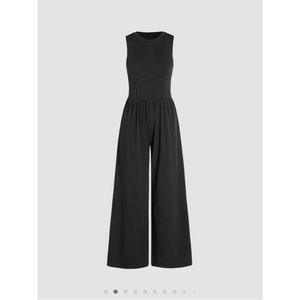 Sleeveless Wide Leg Jumpsuit